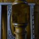Pied de lampe en bois massif