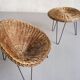 Roberto Mango, armchair and coffee table, Italy 1950