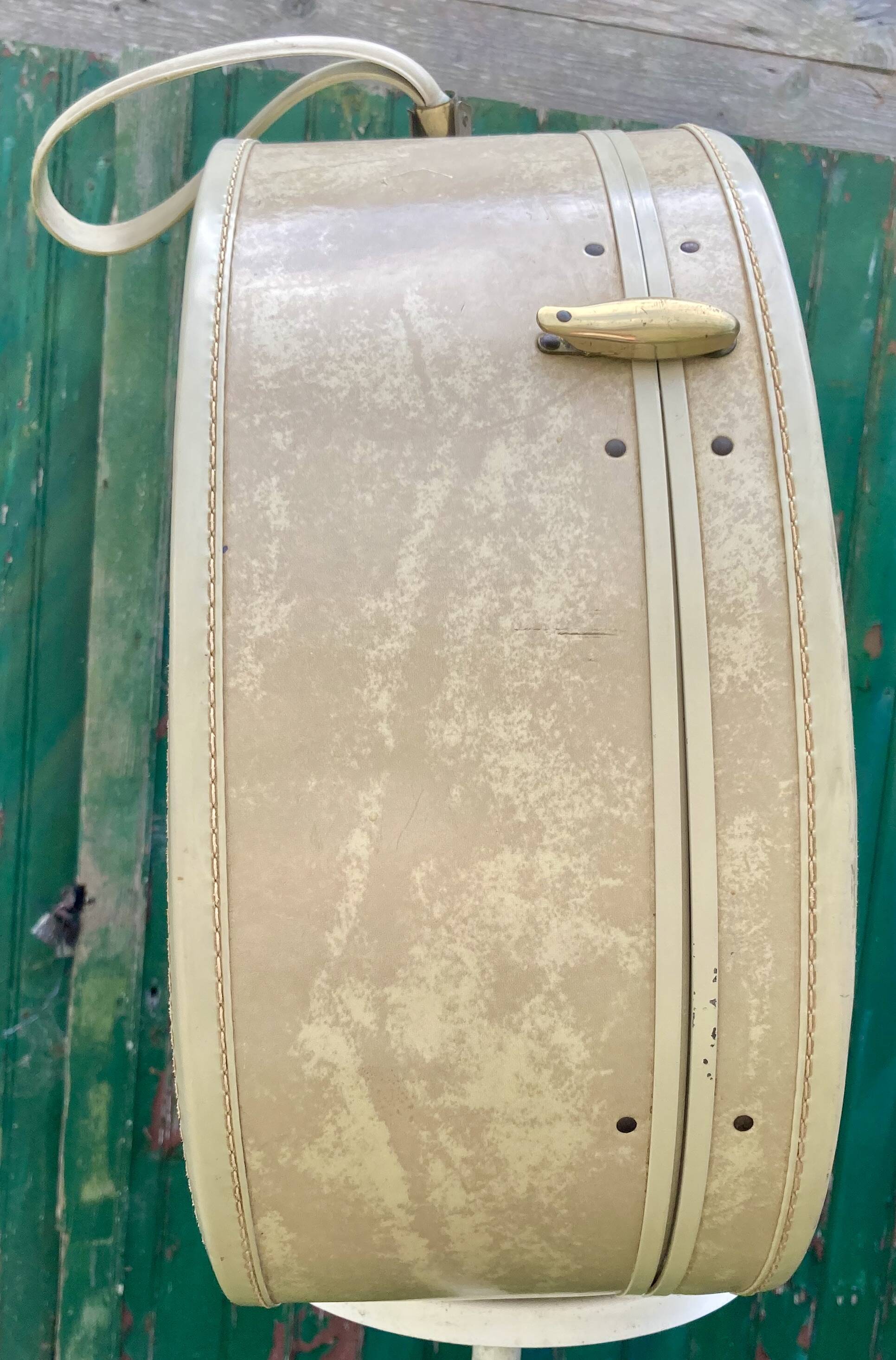 Vintage samsonite streamlite hat suitcase - liner france