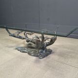Vintage bonsai coffee table by Willy Daro, 1970s