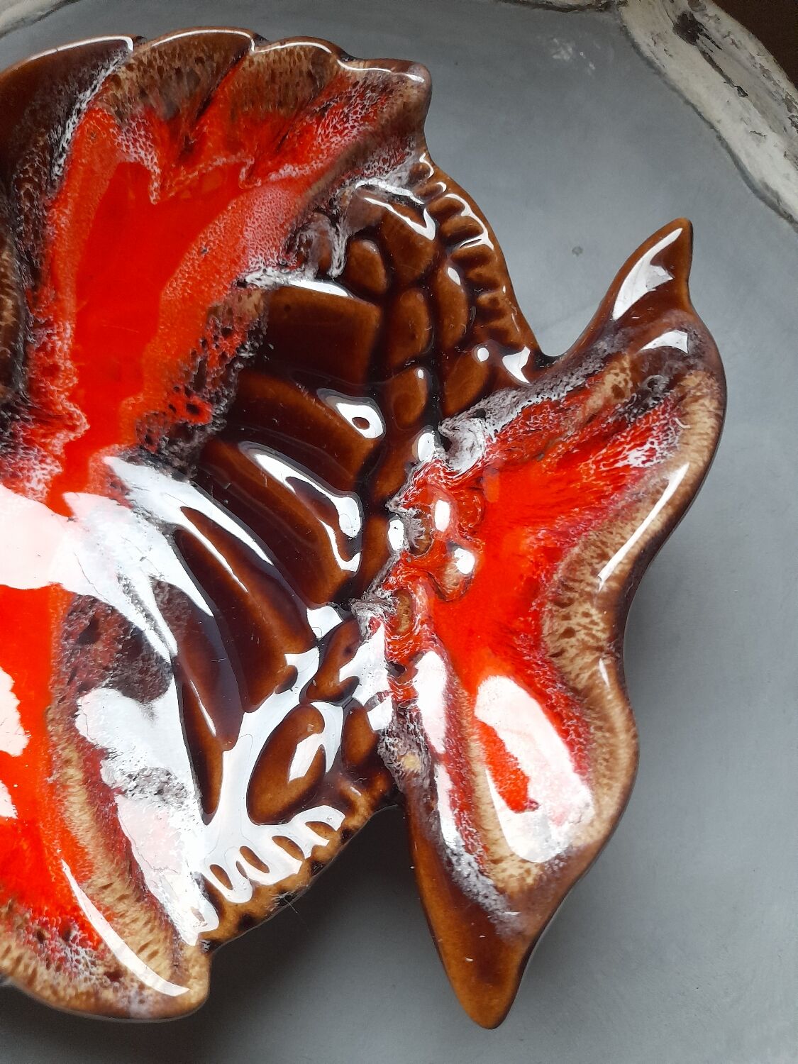 Vide poche poisson céramique Vallauris 1970 France