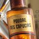 Pharmacy bottle "Poudre des capucins"