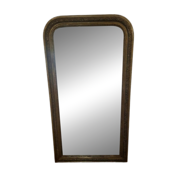 ​Grand miroir de cheminée Louis-Philippe,  tampon 1899
