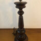 Vintage turned wooden lamp foot