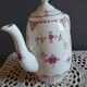 White teapot with rose pattern, Erica model by Franciscan, England