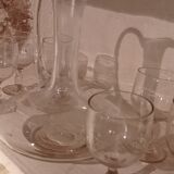 Decanter and wine glasses