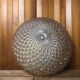 Old ceiling light gold molded glass wall lamp vintage metal support