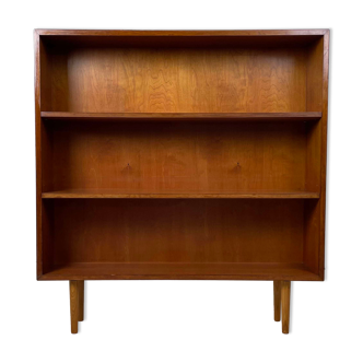 Bibliothèque ouverte scandinave  en teck, années 60