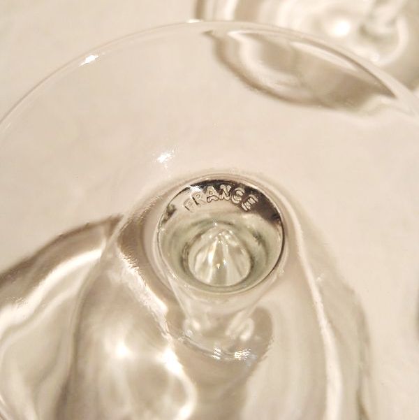 Lot de 10 coupes à champagne cristal taillé