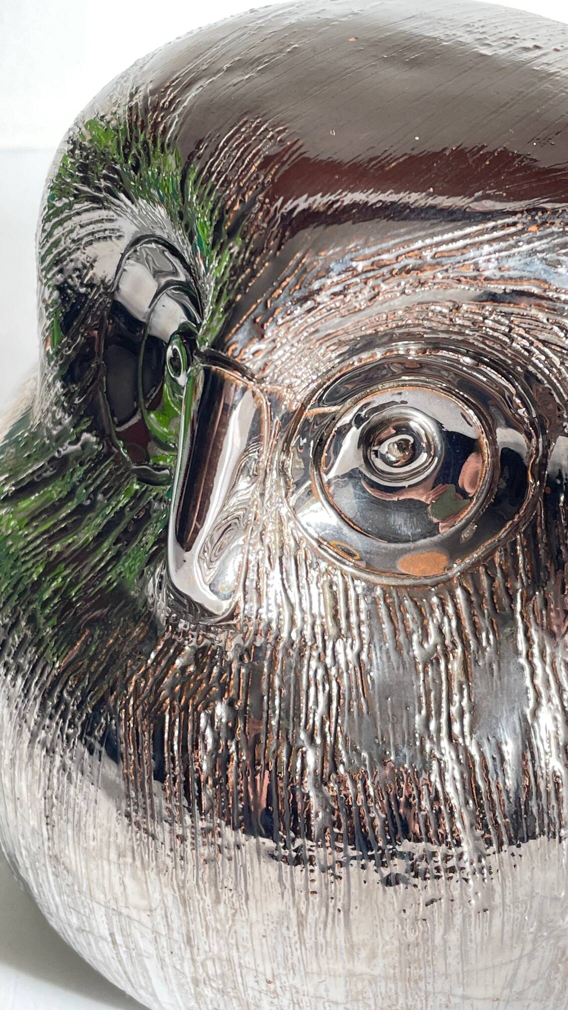 Owl Ceramic by Aldo LONDI