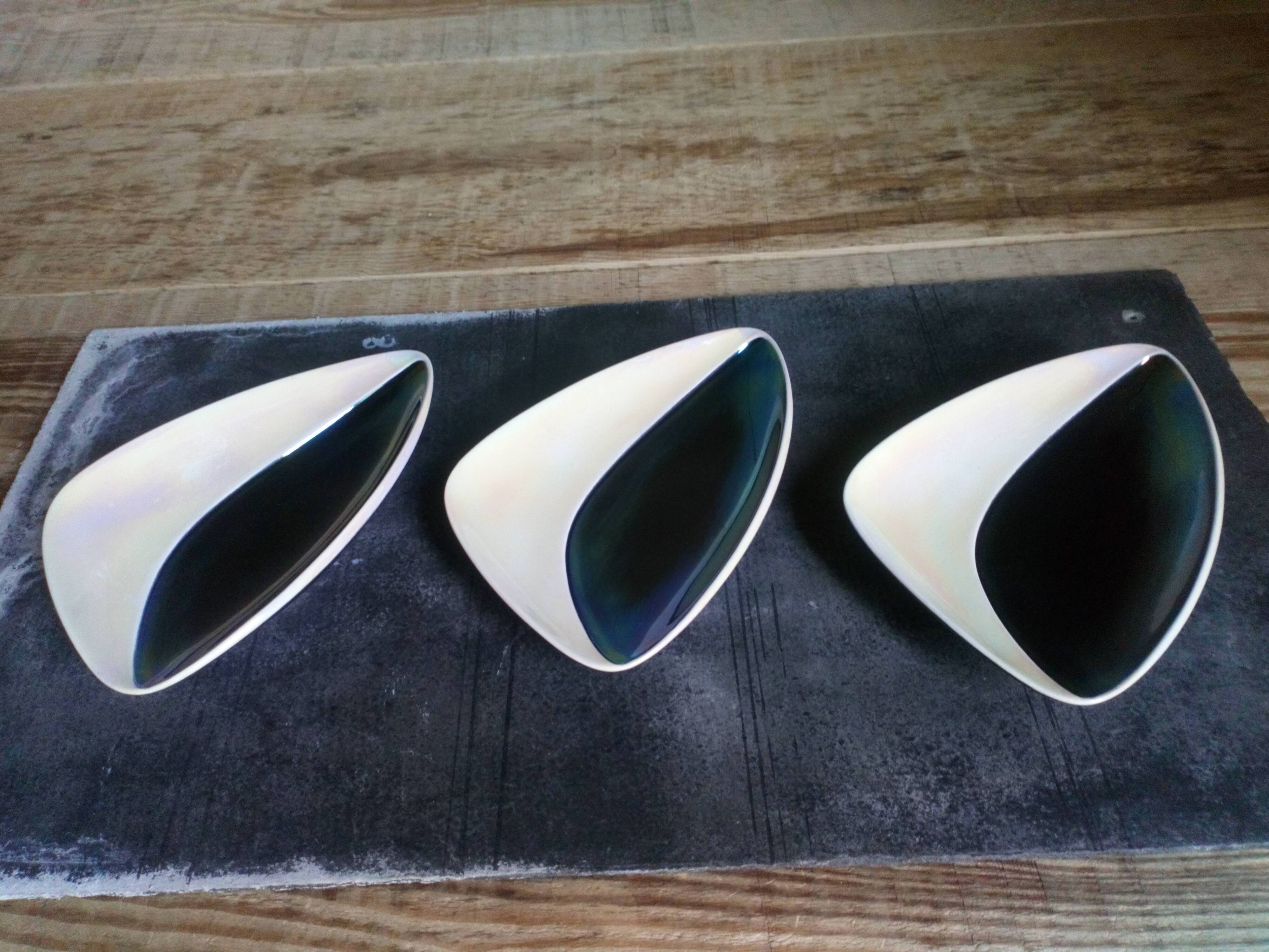 Three ceramic ravines Verceram 60s