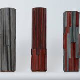 Vintage Pottery Mosaic Vases by W. Zimmermann for Ritter