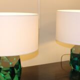 Paire de lampes murano, XX ème