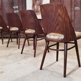 Suite de 4 chaises Ton 514 Oswald Haerdtl