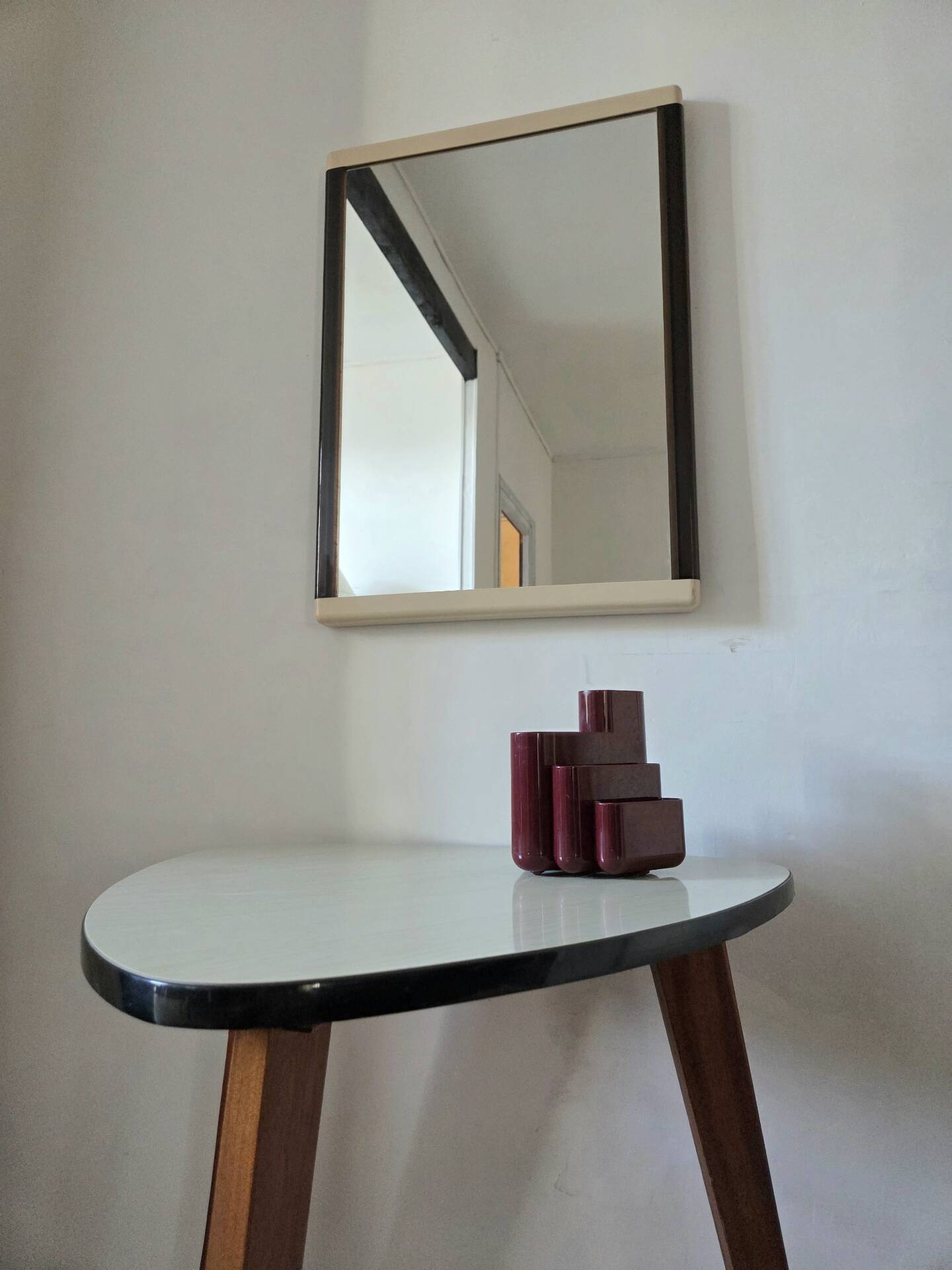 Vintage two-tone mirror