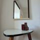 Vintage two-tone mirror