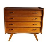 Commode vintage pied compas