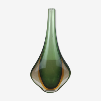 Vase verre scandinave Nils Landberg pour Orrefors