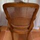 Louis XV style caned armchair