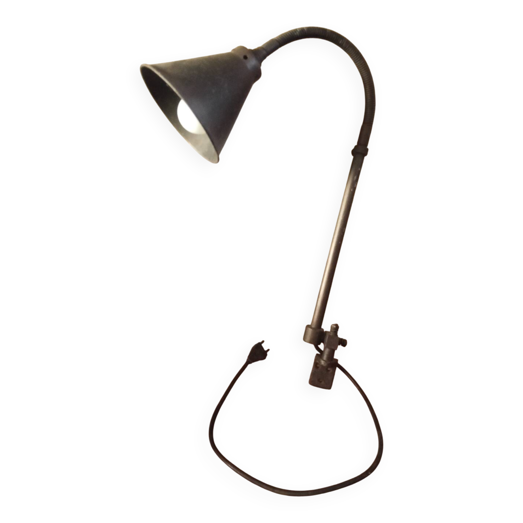 Lampe d'atelier, attribuée à Alphonse Pinoit, années 30 à 50