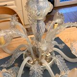 Opal chandelier de murano