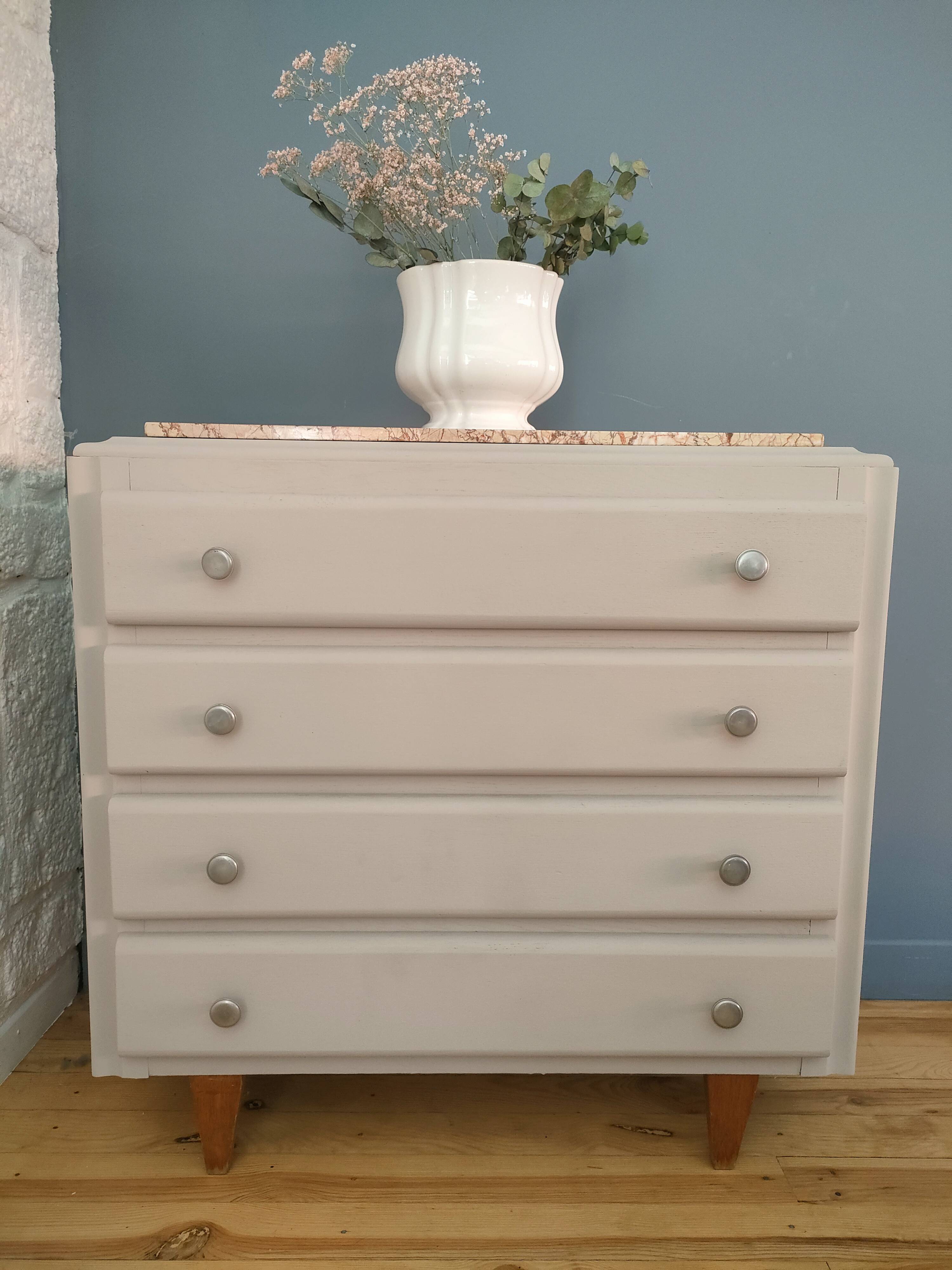 Commode vintage marbre
