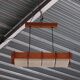 Scandinavian suspension in teak and perspex