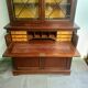 Elegant English mahogany secretary bookcase – Early 20th century