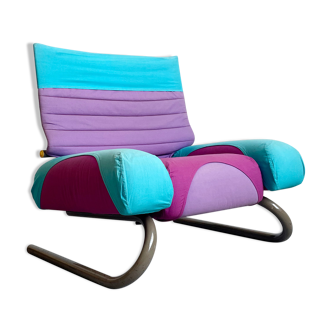 Postmodern 'Peter Pan' Lounge Chair, Michele De Lucchi for Thalia&Co, Italy 1982
