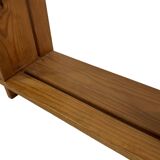 Vintage Wall shelf rack Pine wood 70s design