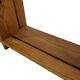 Vintage Wall shelf rack Pine wood 70s design