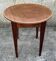 Table ronde guéridon, bois, vintage, années 50