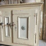 Ancien meuble glacière en bois