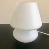 Glass mushroom lamp