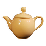 Théière en céramique jaune
