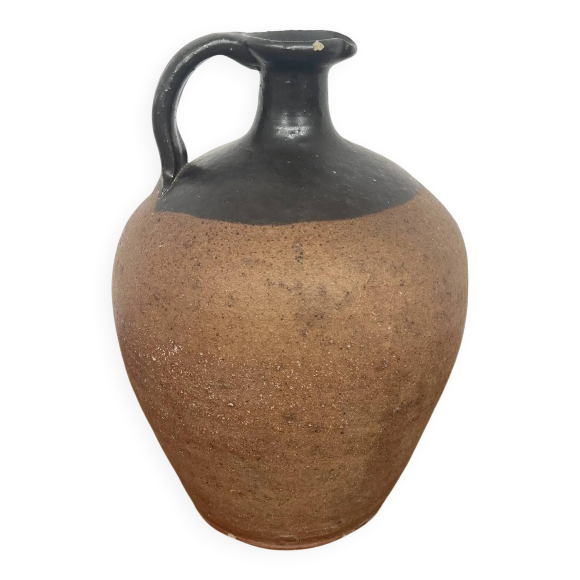 Two-tone stoneware jug