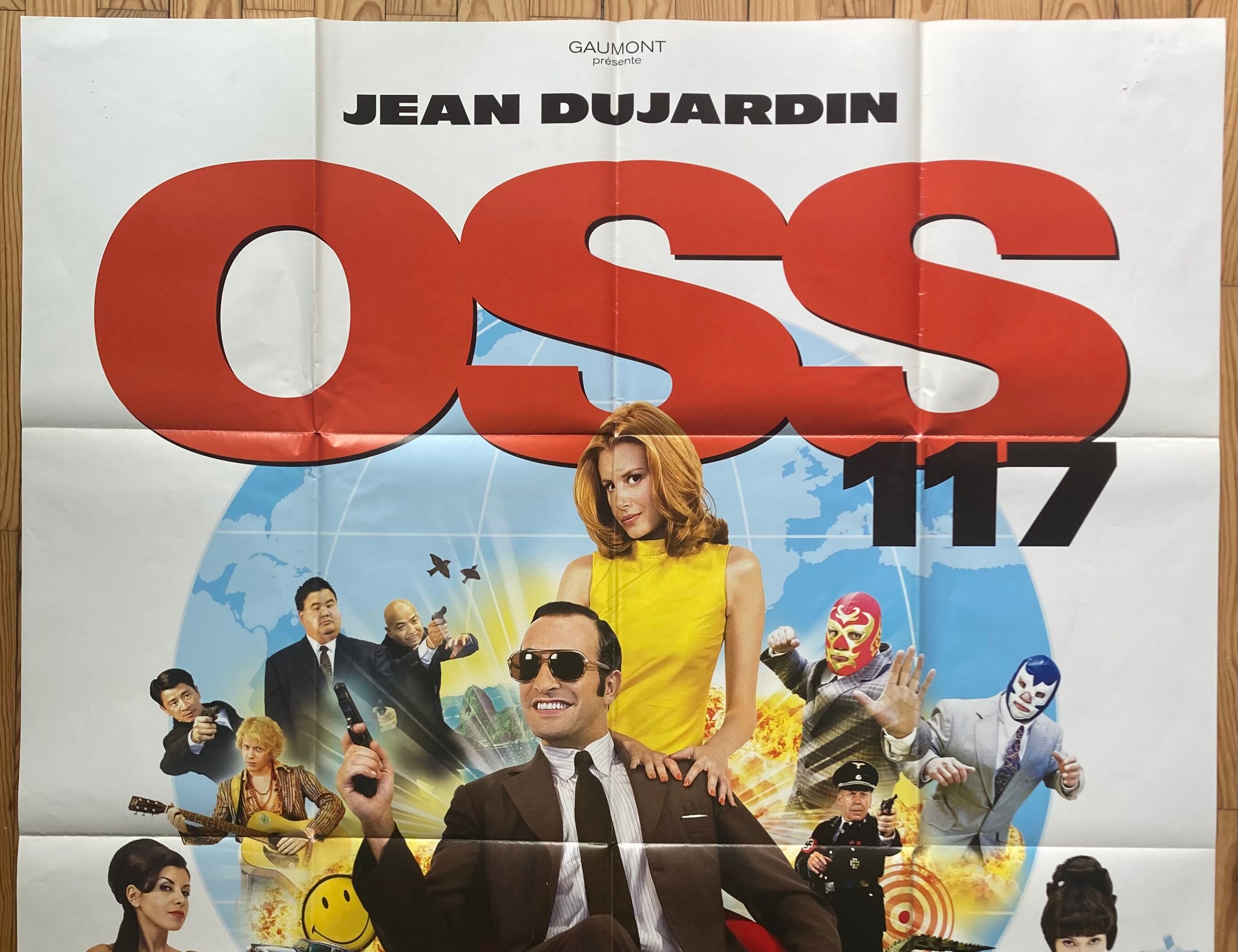 Original cinema poster "OSS 117 Rio no longer responds" Jean Dujardin
