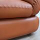 Sapporo cognac leather armchairs by Mobil GIRGI 1970s