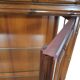 Faux bamboo cabinet by Jonathan Adler / glass layers / 1980s