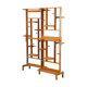 Vintage wooden plant holder, Czech manufacture, 1970