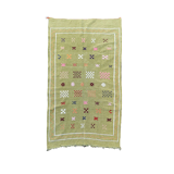 Moroccan berber carpet pistachio green