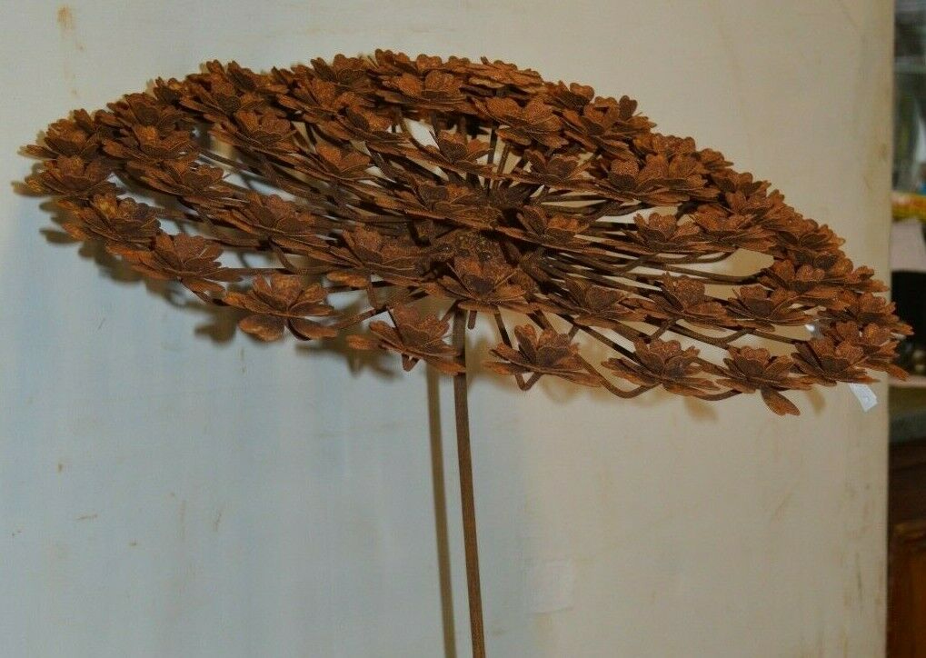 Wrought iron flower for the garden