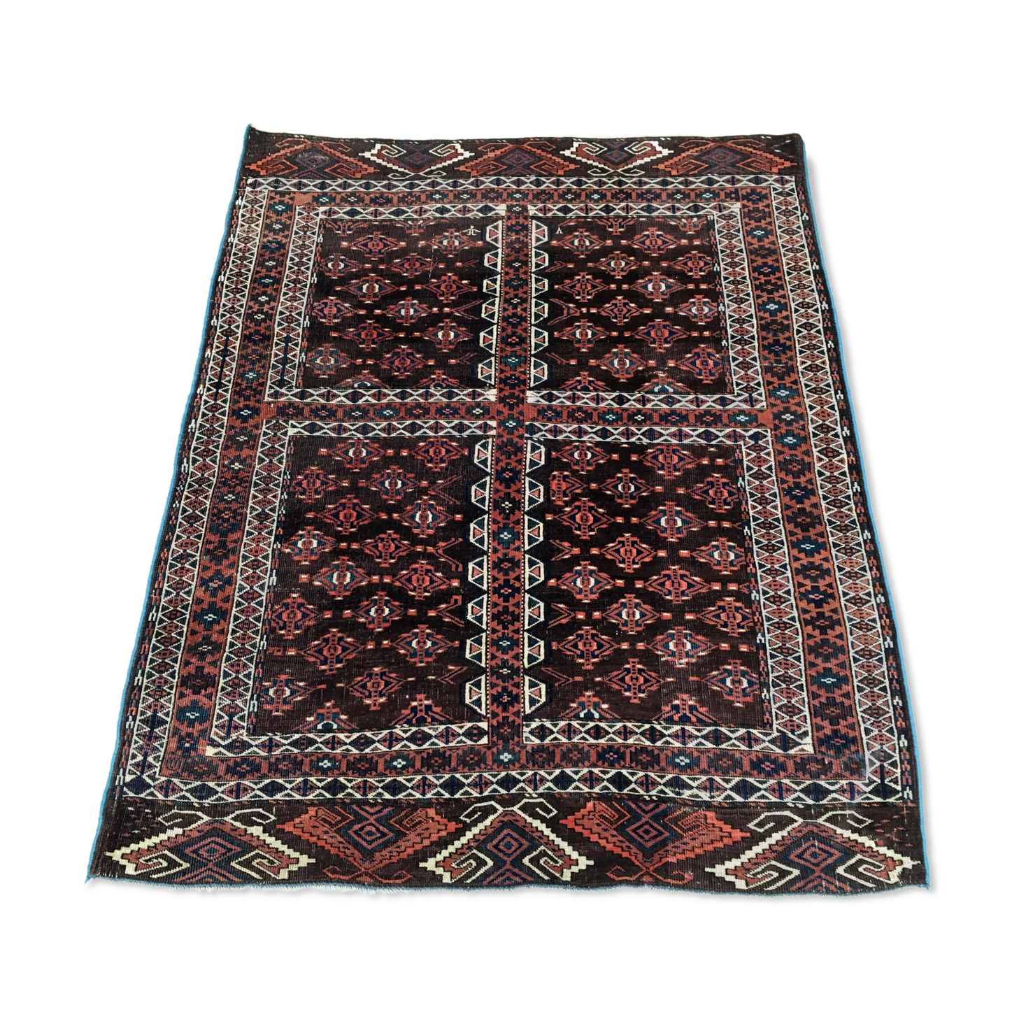 Carpet Tekke Engsi former 165 x 130 cm around 1900