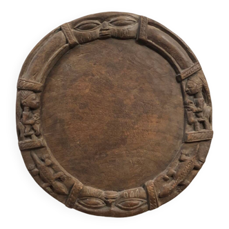Ceremonial african platter (Yoruba-Ayizo tribe)