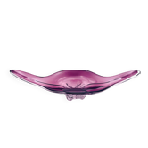 Coupe XXL Formia Murano Verre Soufflé Violet Mid-Century 62cm