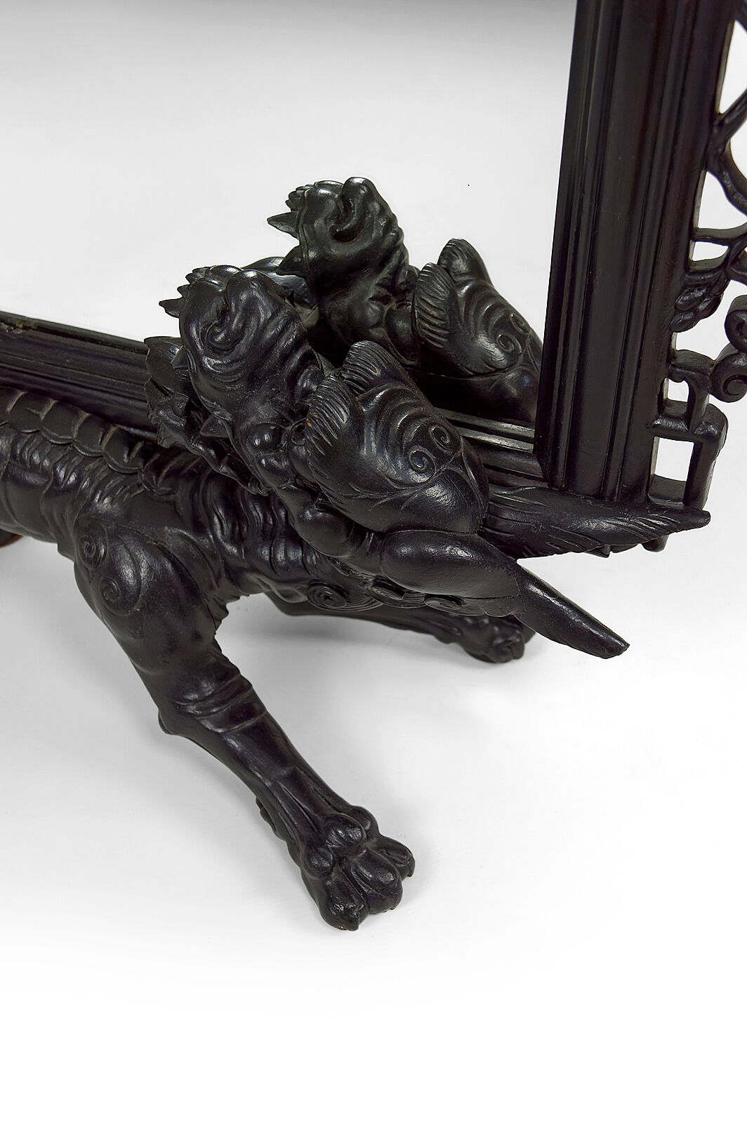 Viardot Japanese dragon mirror, circa 1880