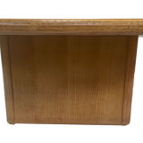Vintage coffee table 1980s wood minimalist design