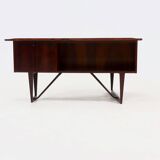 Rosewood Boomerang Desk by Peter Løvig Nielsen for Hedensted Møbelfabrik Denmark 1950s