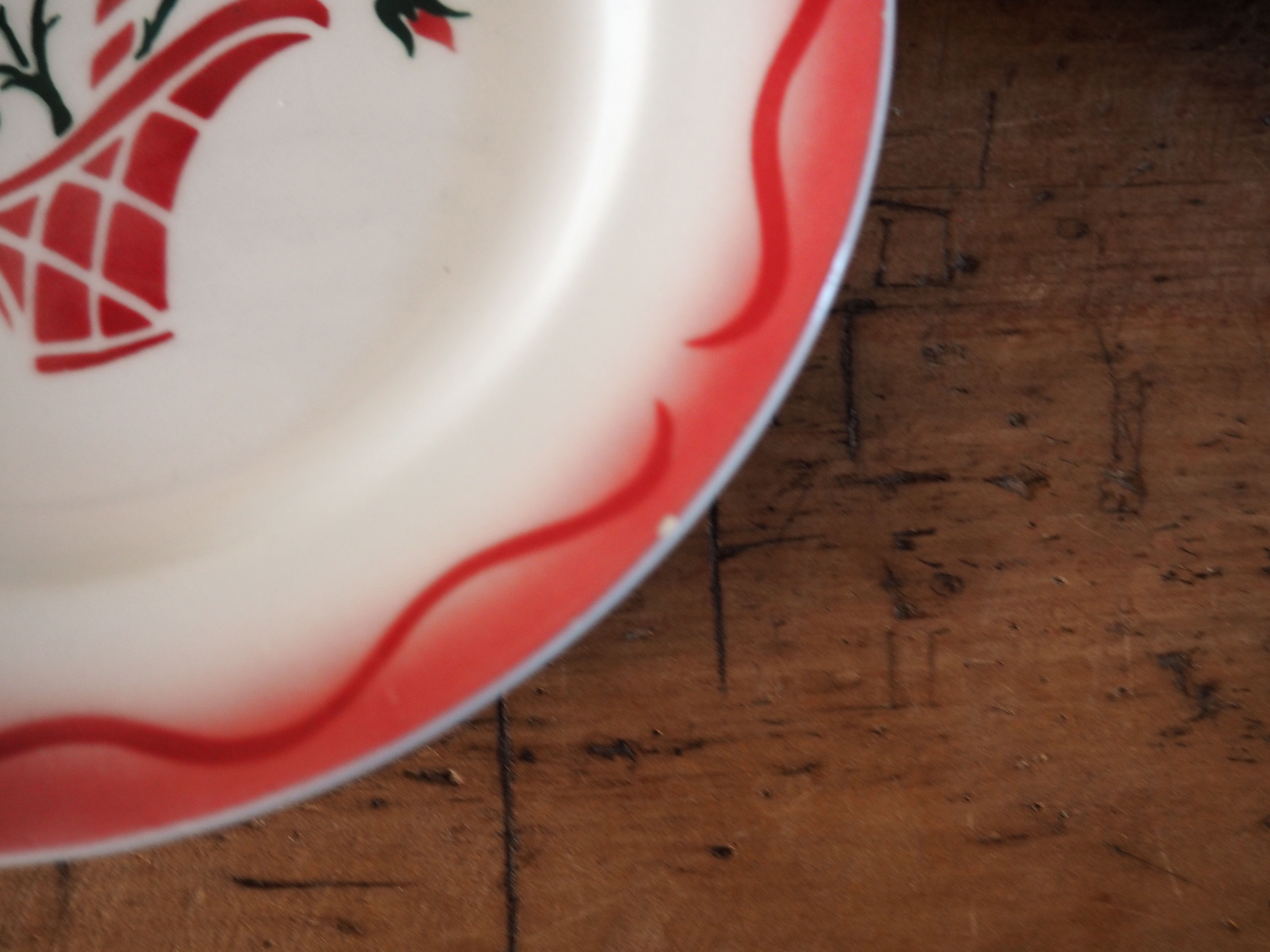 Lot of 10 plates to dessert Lunéville