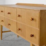 Midcentury Meredew Sideboard / Chest Of Drawers In Oak. Vintage Modern / Re